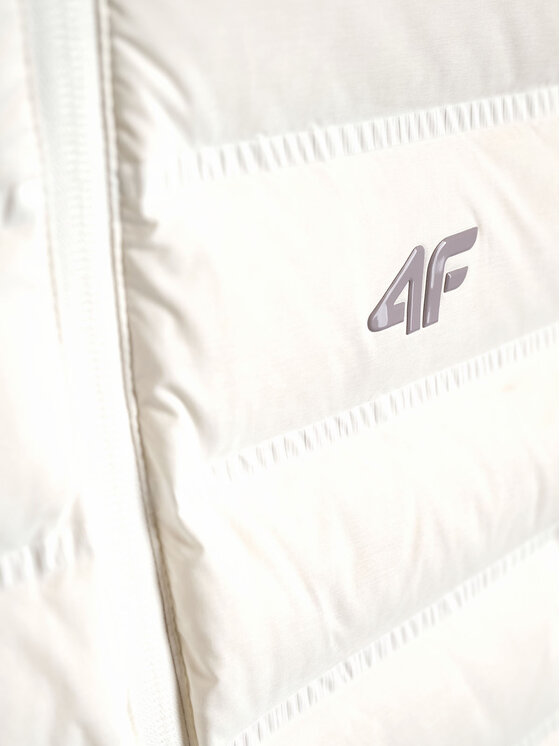 4F 4F Kamizelka CITY JACKETS Biały Regular Fit