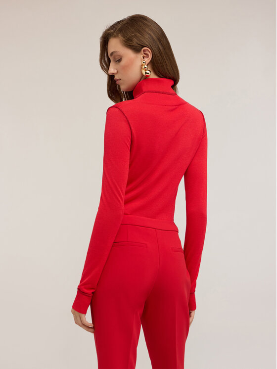 Motivi Motivi Cardigan M384W003468N016 Rosso Regular Fit