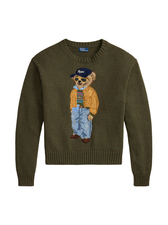 Polo Ralph Lauren Polo Ralph Lauren Pulover 211B17762001 Verde închis Relaxed Fit