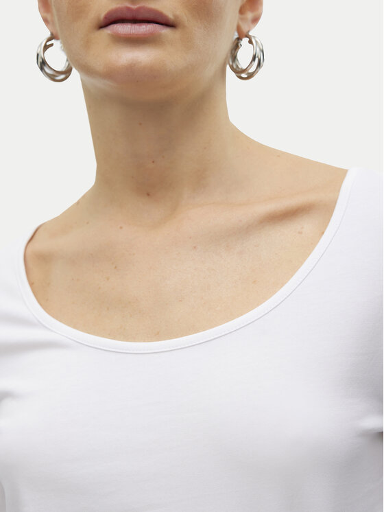 Vero Moda Vero Moda Blusa Maxi My 10228809 Bianco Slim Fit