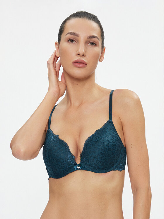 Hunkemöller Push-up krūšturis Marine 202699 Zils