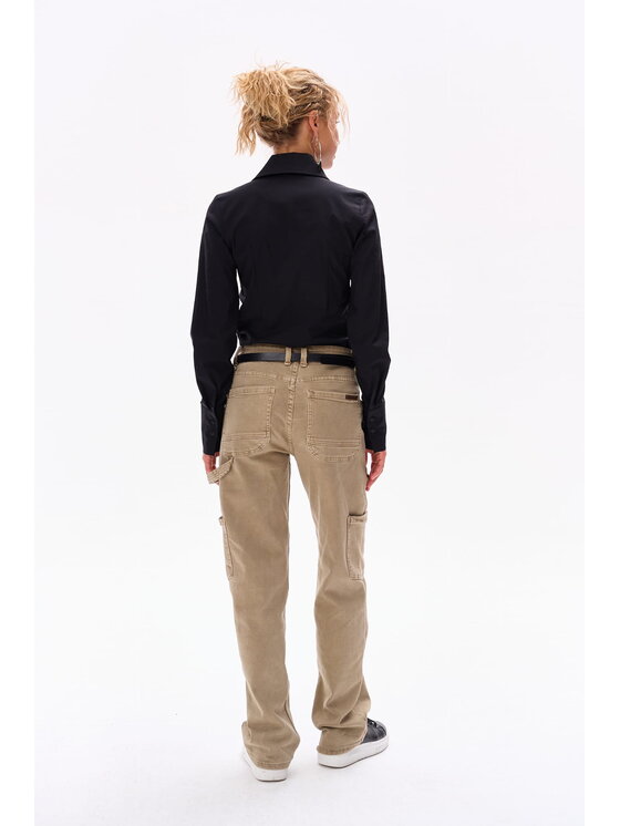 blue shadow blue shadow Body Music Czarny Regular Fit
