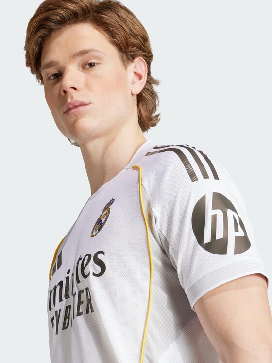 adidas adidas Koszulka techniczna Real Madrid 25/26 Home Authentic Jersey Biały Slim Fit