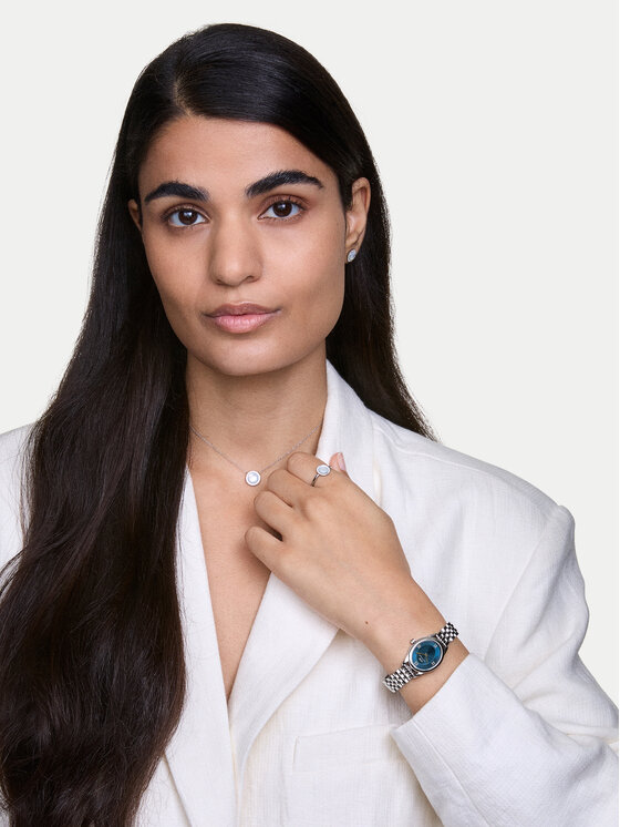 Daniel Wellington Daniel Wellington Zegarek DW00100807 Srebrny