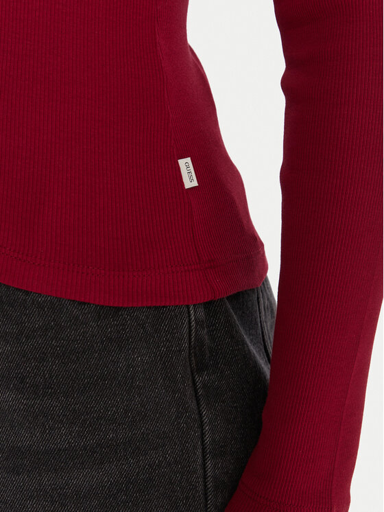 Guess Jeans Guess Jeans Rolák W5BP23 KA0H1 Červená Slim Fit