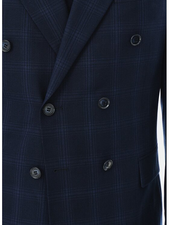 Pako Lorente Pako Lorente Marynarka P24WF-3G-013 Granatowy Slim Fit