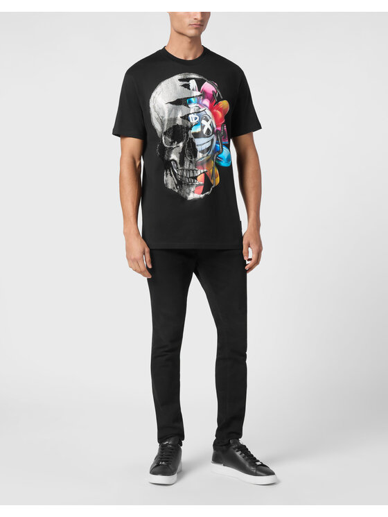 PHILIPP PLEIN PHILIPP PLEIN T-Shirt 21191 Černá Regular Fit