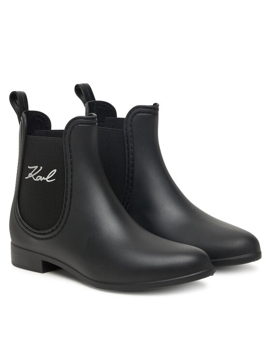 KARL LAGERFELD KARL LAGERFELD Holínky KL94775 Černá