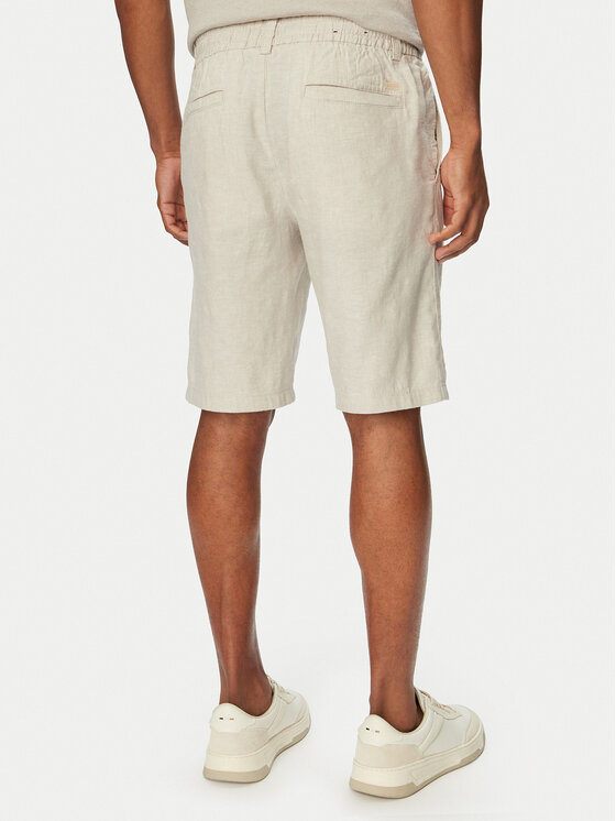 BOSS BOSS Pantalon scurți din material 50559178 Gri Regular Fit