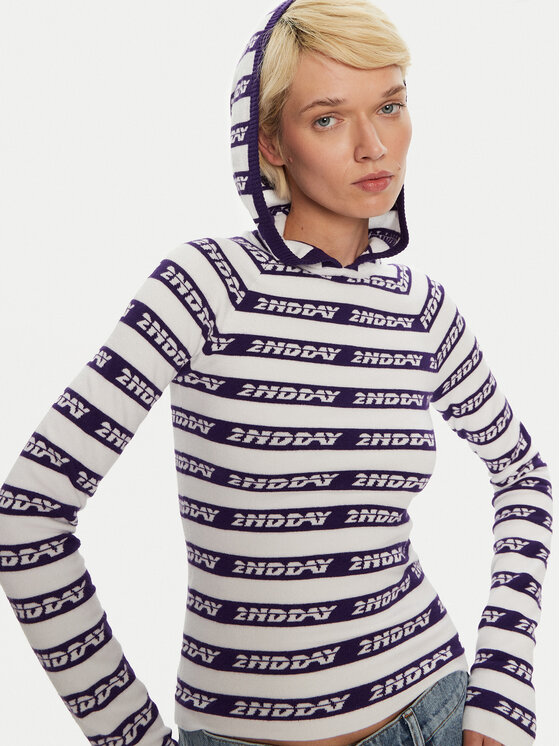 2NDDAY 2NDDAY Sweater Conner 2245342404 Kék Slim Fit