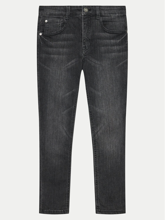 United Colors Of Benetton Blugi 42VXCE00K Negru Skinny Fit