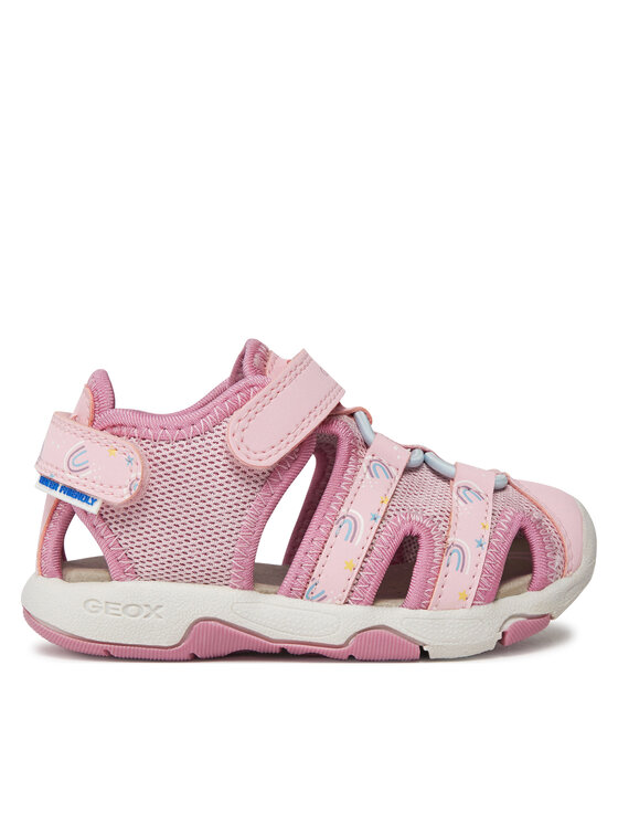 Geox B Multy Girl Sandaal voor meisjes, 0-24, Dk Pink, 21 EU