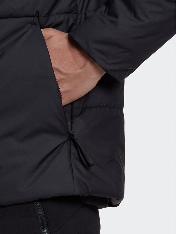 adidas adidas Преходно яке BSC 3-Stripes Hooded Insulated Jacket HG6276 Черен Regular Fit