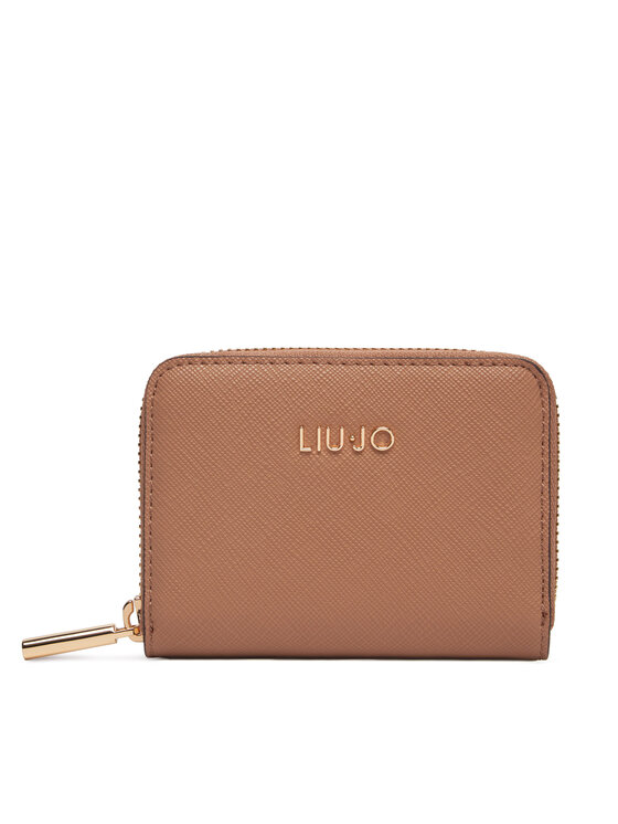 Liu Jo Malá dámska peňaženka S Zip Around AA5169 E0087 Hnedá