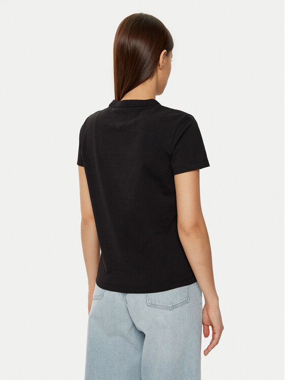 Tommy Jeans Tommy Jeans Póló DW0DW20153 Fekete Regular Fit