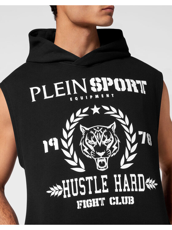Plein Sport Plein Sport Bluza 13099 Czarny Regular Fit