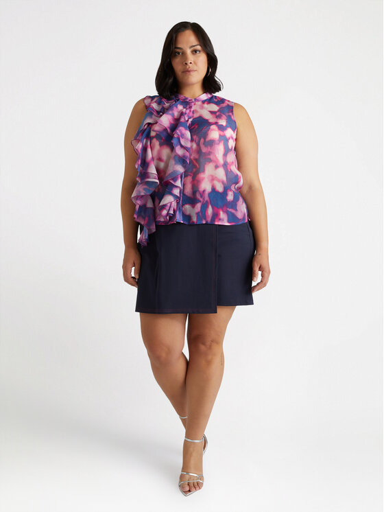 Fiorella Rubino Fiorella Rubino Minigonna 1012T000366N034 Blu Regular Fit