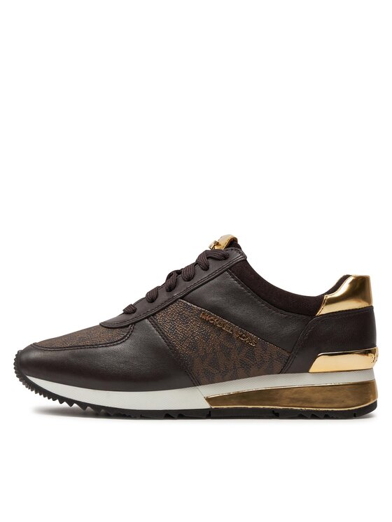 MICHAEL Michael Kors MICHAEL Michael Kors Sneakersy Allie Wrap Trainer 43R6ALFP2B Brązowy