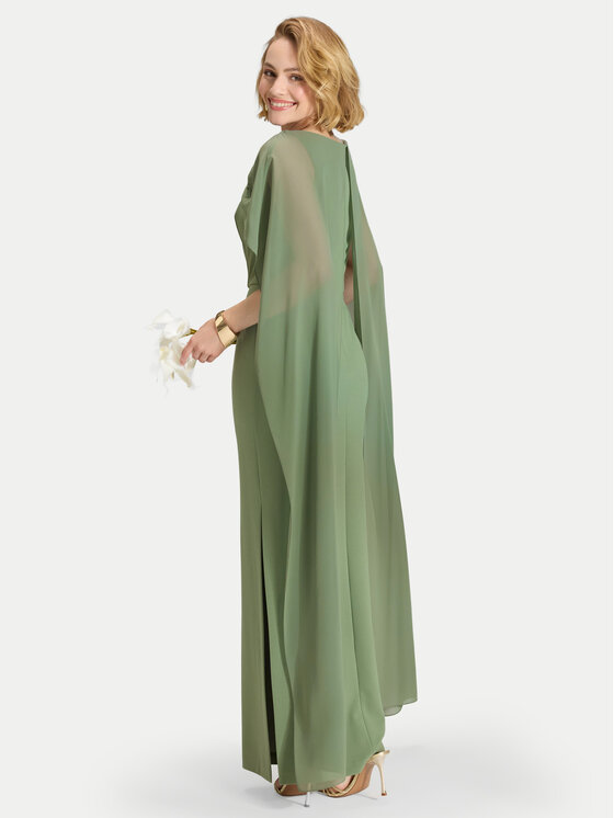 Swing Swing Abendkleid 5AK11900 Grün Regular Fit