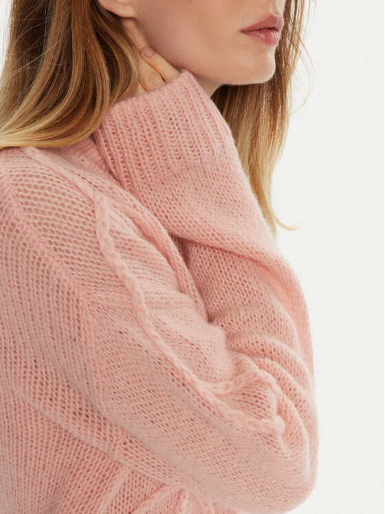 Munthe Munthe Sweater Tahlis 243160124370 Rózsaszín Loose Fit