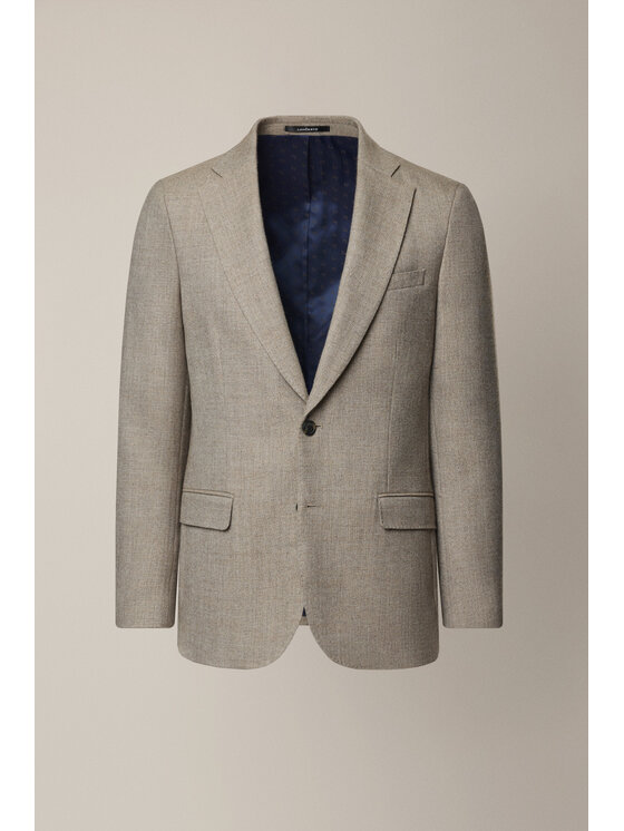 Lancerto Lancerto Marynarka Maratea MA073225000012 Beżowy Slim Fit
