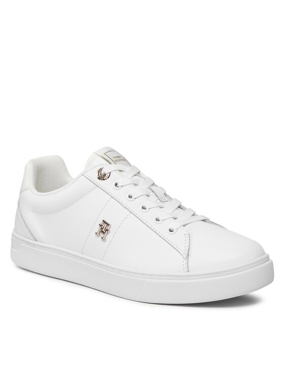 chaussure blanche tommy hilfiger