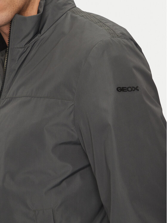 Geox Geox Bunda pro přechodné období Vincit M5522E T3205 F3277 Šedá Regular Fit