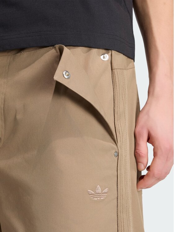 adidas adidas Spodnie materiałowe 159166 Beżowy Loose Fit