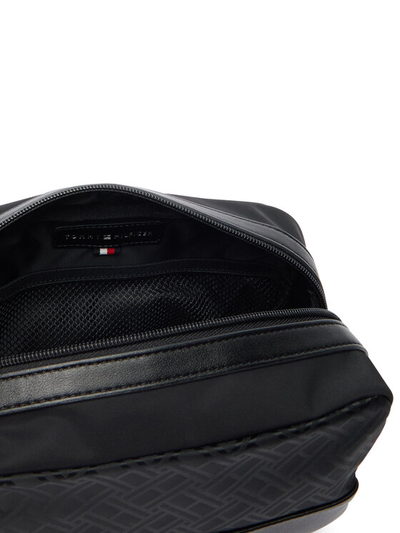 Tommy Hilfiger Tommy Hilfiger Neseser Th Nylon Jacquard Washbag AM0AM14508 Crna