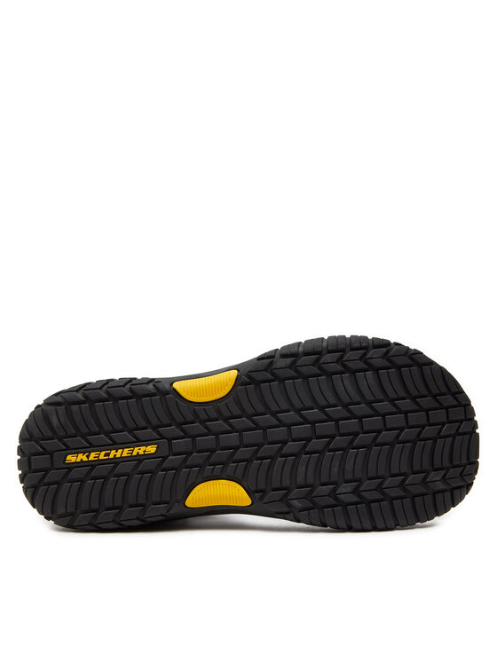 Skechers Skechers Basutės Lomell-Rip Tide 204351/BKGY Juoda