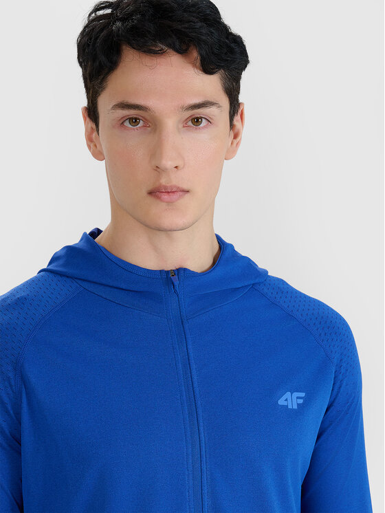 4F 4F Bluza BLAST Granatowy Slim Fit