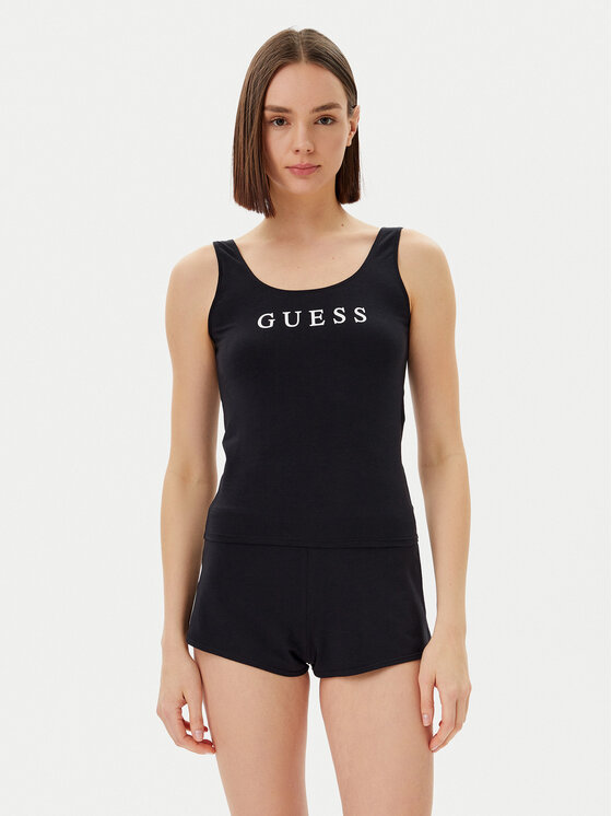 Guess Guess Pizsama O5GX13 KBBU1 Fekete Regular Fit
