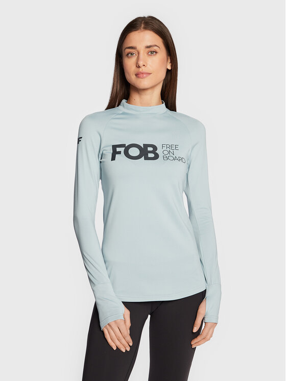 4F Termo aktivno perilo gornje H4Z22-BIDD030 Modra Slim Fit