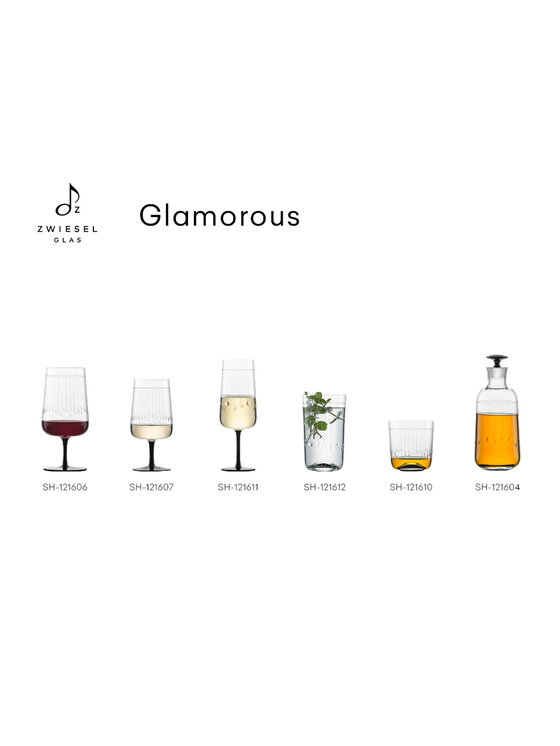 Zwiesel Glas Handmade Zwiesel Glas Handmade Komplet kieliszków do drinków GLAMOROUS Przezroczysty