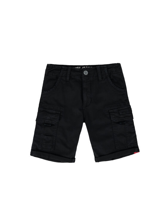 Alpha Industries Alpha Industries Szorty Crew Short Kids Czarny Regular Fit