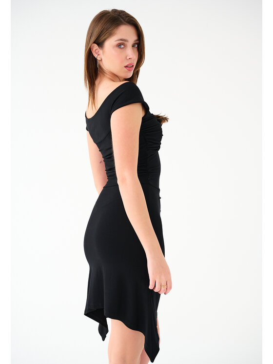 Leimann Leimann Sukienka koktajlowa Becky Czarny Feminine Fit