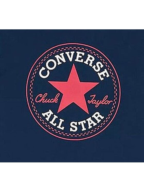 Converse Converse T-Shirt Chuck Taylor Granatowy Regular Fit