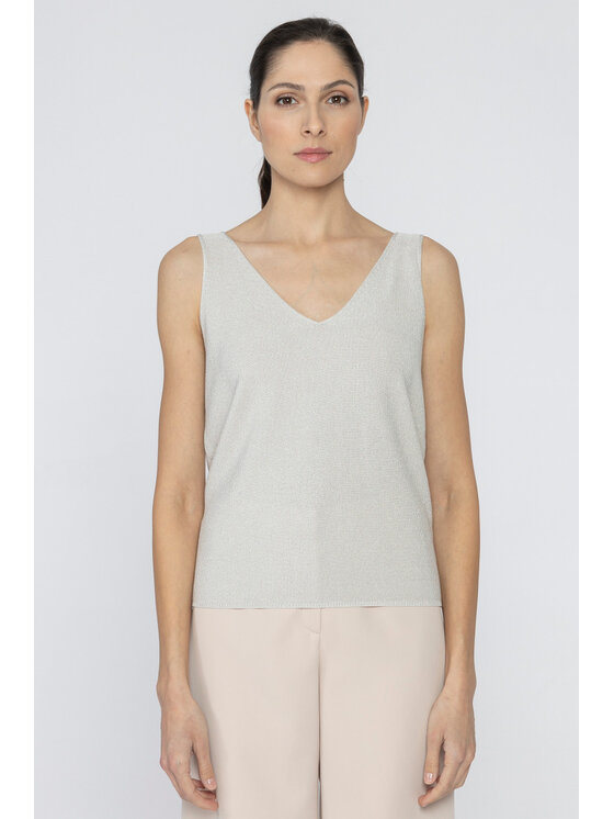 Deni Cler Milano Deni Cler Milano Kardigan T-DC-K001-D2-20-13-1 Beżowy Regular Fit