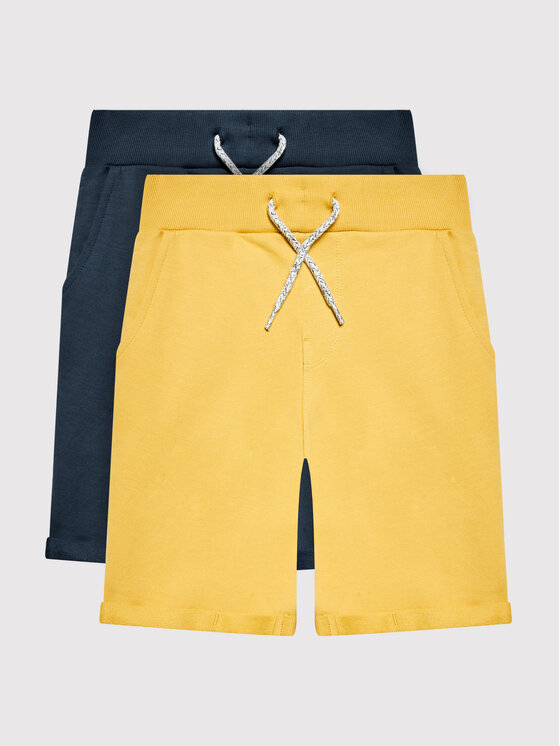 NAME IT NAME IT Set 2 parov špotnih kratkih hlač 13201787 Pisana Regular Fit