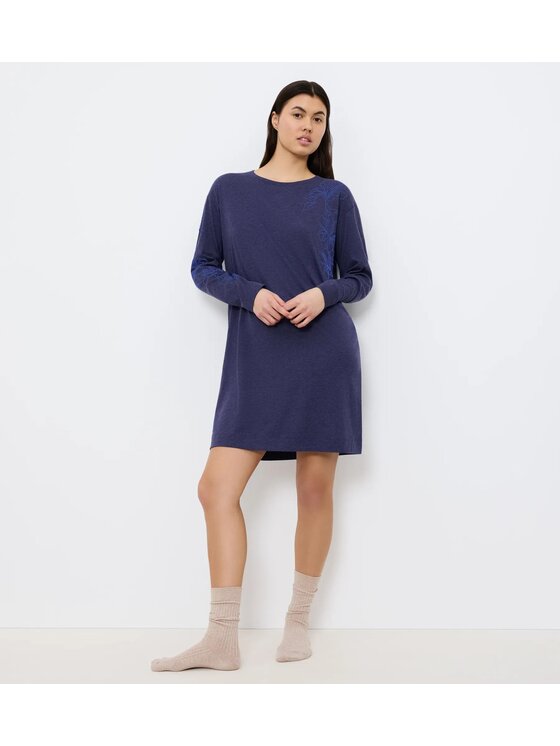 Triumph Triumph Koszula nocna Endless Comfort NDK 01 LSL Fioletowy Regular Fit