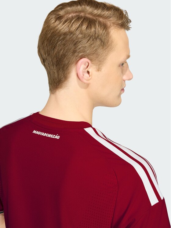 adidas adidas Koszulka techniczna Hungary 26 Home Authentic Jersey Czerwony Slim Fit