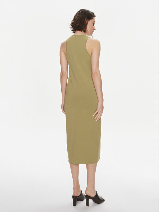 Weekend Max Mara Weekend Max Mara Rochie de zi Astoria 2415321022 Verde Slim Fit