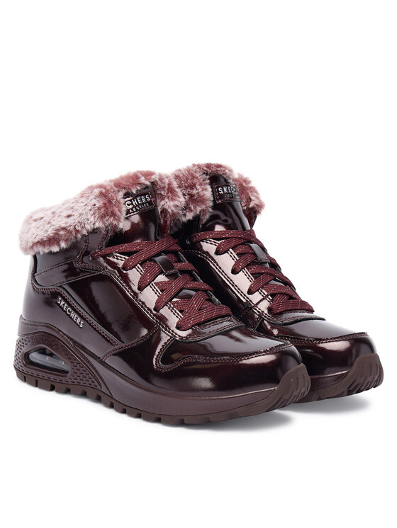 Skechers Skechers Škornji Uno Rugged 168126/BURG Bordo rdeča