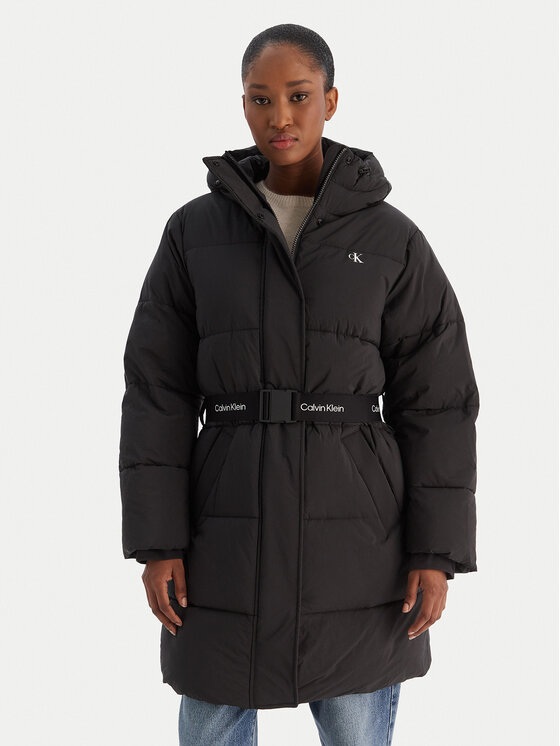 Calvin Klein Jeans Calvin Klein Jeans Zimní bunda LV047D508G Černá Regular Fit