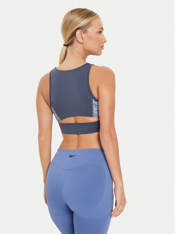 Reebok Reebok Sportinė liemenėlė Running AOP 100076052 Pilka Regular Fit