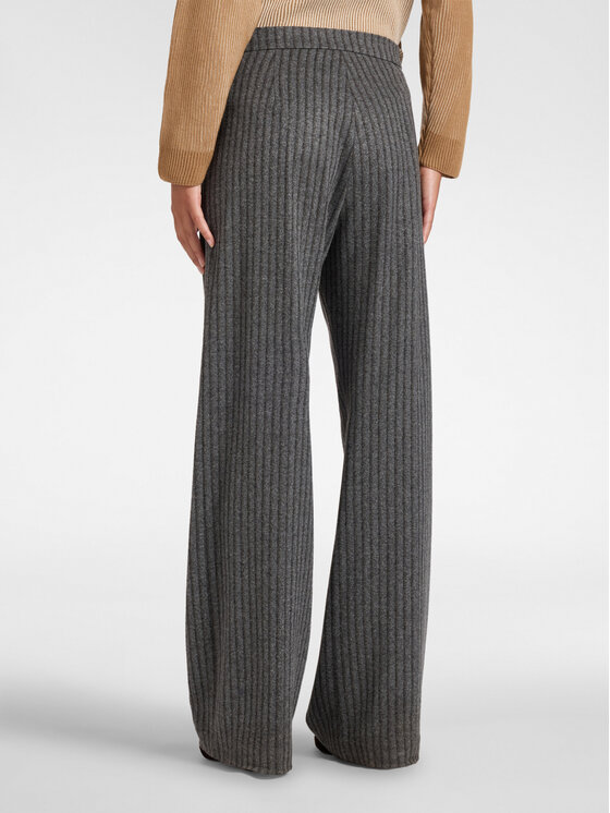 Elena Mirò Elena Mirò Spodnie materiałowe P061P000589N001 Szary Regular Fit