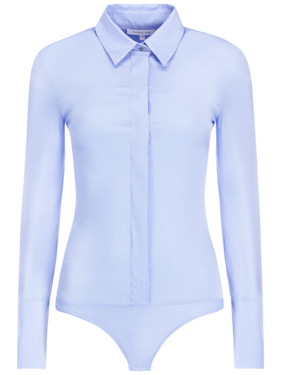 Patrizia Pepe Patrizia Pepe Body CC0355/A01-C268 Niebieski Slim Fit