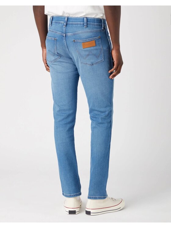 Wrangler Wrangler Jeansy LARSTON Niebieski Slim Fit