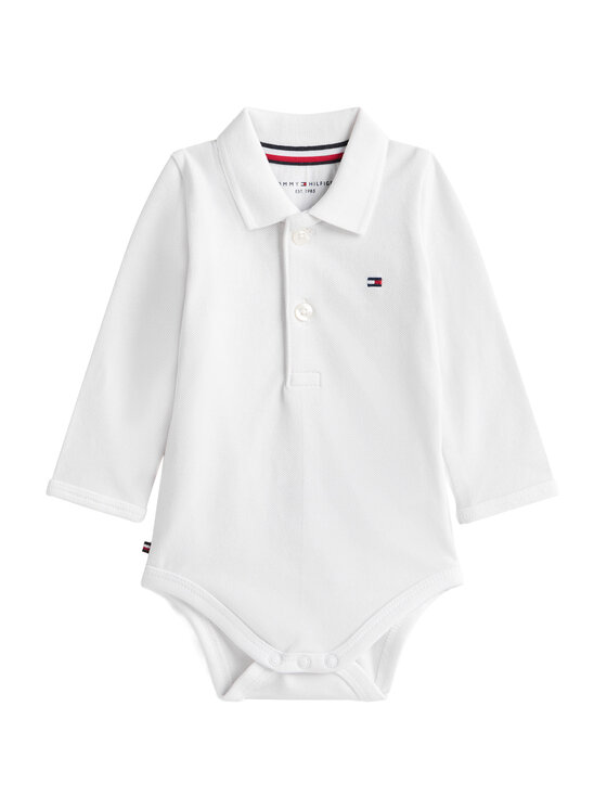 Tommy Hilfiger Tommy Hilfiger Detské body KN0KN02075 Biela
