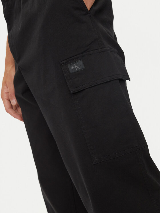 Calvin Klein Jeans Calvin Klein Jeans Riidest püksid J30J326848 Must Straight Fit